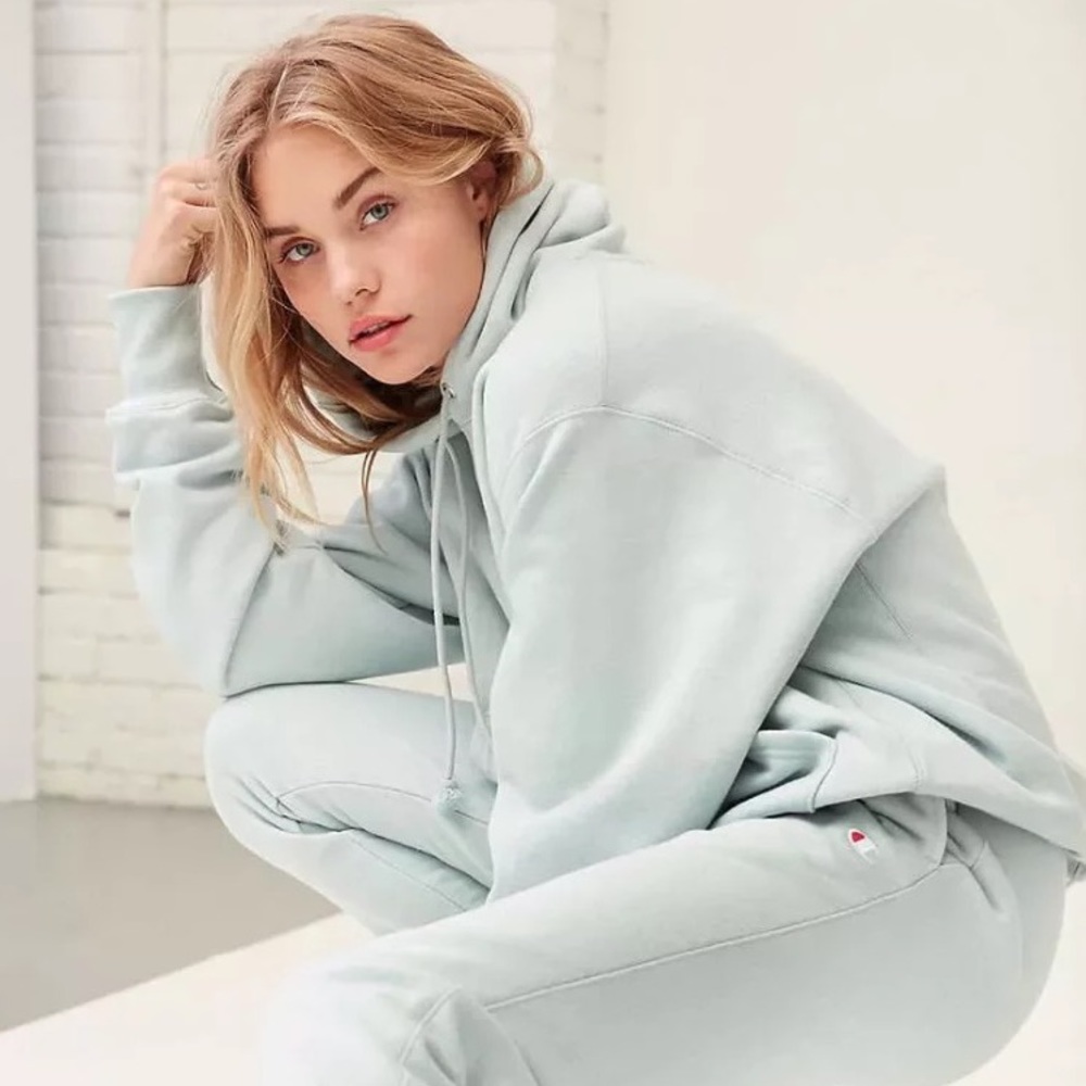 Champion + UO reverse weave Med hooded sweatshirt